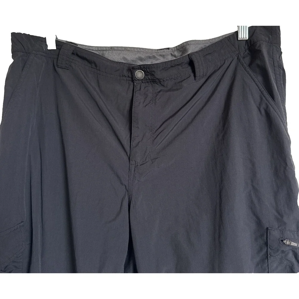 Columbia Silver Ridge Cargo Pants Mens‎ 42x30 Dark Gray Nylon Hiking AM8007